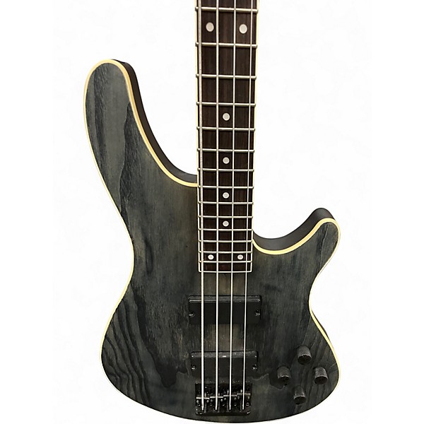 Used Schecter Guitar Research C4 4 String CHARCOAL SATIN Electric Bass Guitar