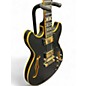 Used Ibanez JSM20BKL Black Hollow Body Electric Guitar