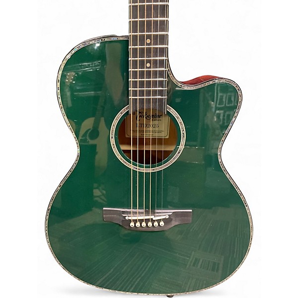 Used Takamine Ltd2025 Emerald Green Acoustic Electric Guitar