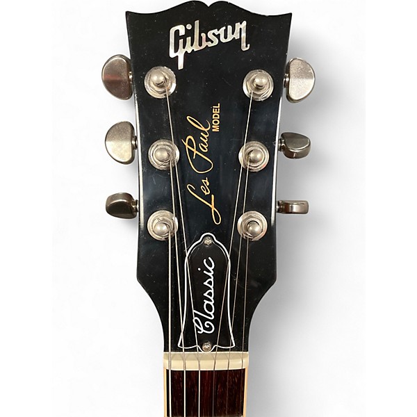 Used Gibson Les Paul Classic Gold Top Solid Body Electric Guitar