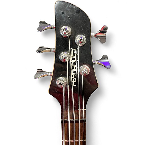 Used Fernandes BR5 BLACK Electric Bass Guitar
