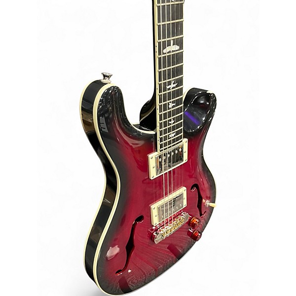 Used PRS SE HOLLOWBODY Trans Red Hollow Body Electric Guitar