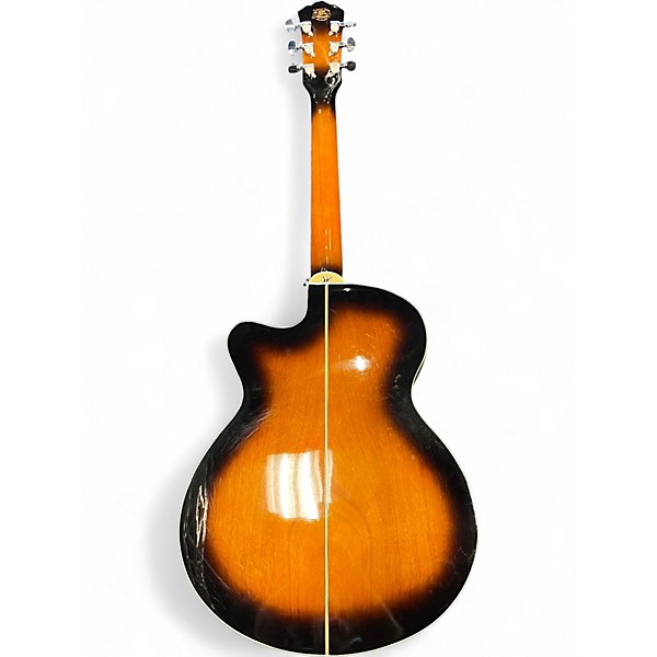 Used Washburn EA14-ATB Tobacco Burst Acoustic Electric Guitar