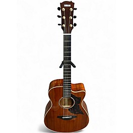 Used Yamaha AC4K Natural Acoustic Electric Guitar