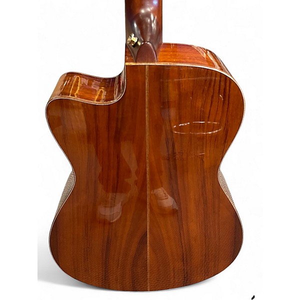 Used Yamaha AC4K Natural Acoustic Electric Guitar