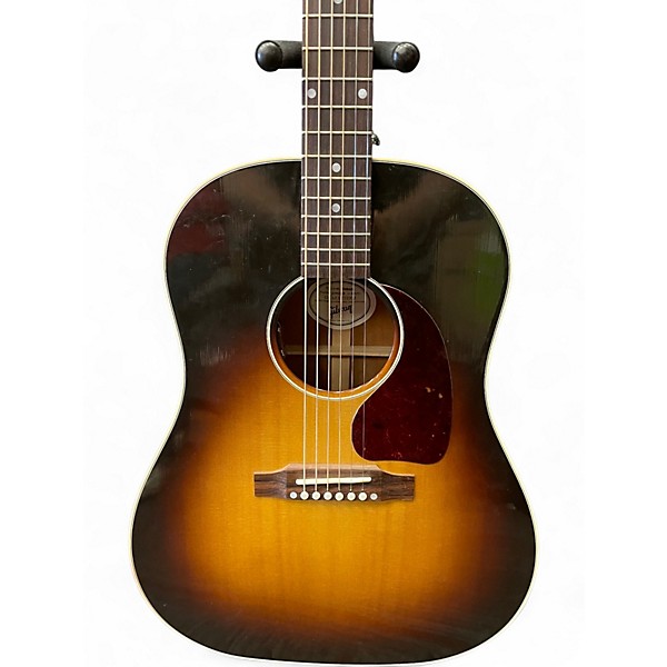 Used Gibson J45 Standard 2 Tone Sunburst Acoustic Electric Guitar