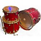 Used DW 3 Piece Performance Series red Drum Kit thumbnail