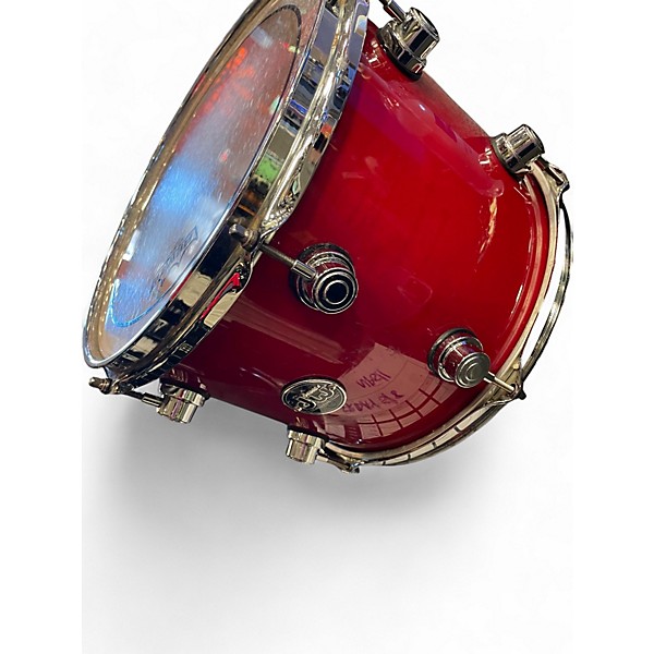 Used DW 3 Piece Performance Series red Drum Kit