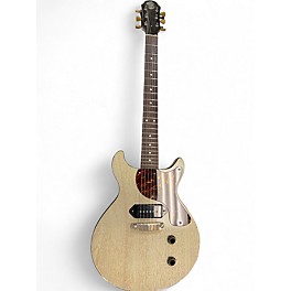 Used Macon JR DC Trans White Solid Body Electric Guitar