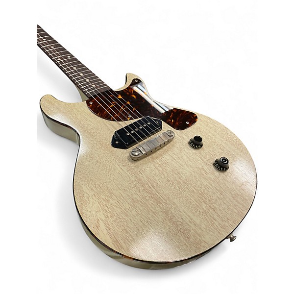Used Macon JR DC Trans White Solid Body Electric Guitar