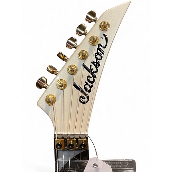 Used Jackson Soloist SL3 AMERICAN SERIES Pearl White Solid Body Electric Guitar