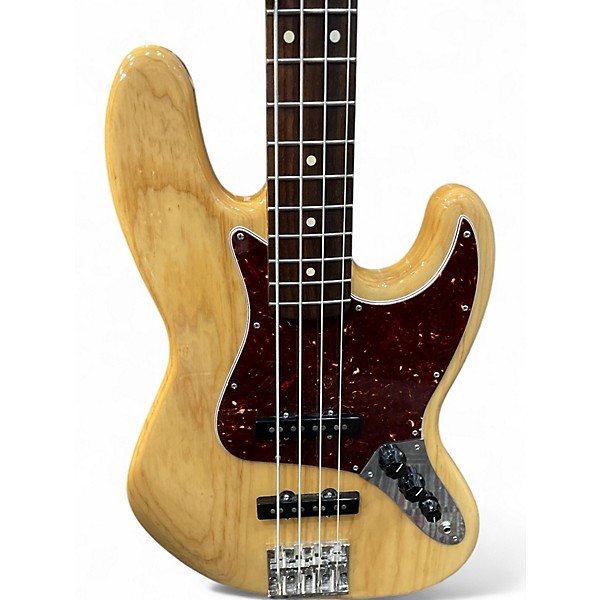 Used Fender Player Jazz Bass Natural Electric Bass Guitar