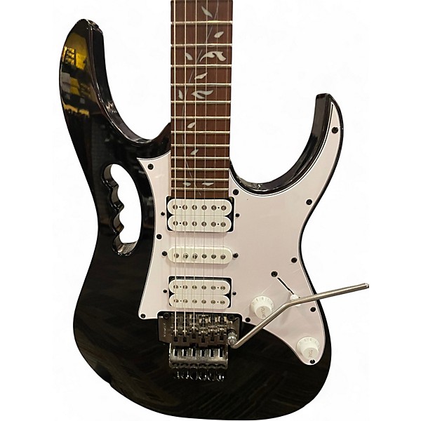 Used Ibanez JEMJR Black Solid Body Electric Guitar