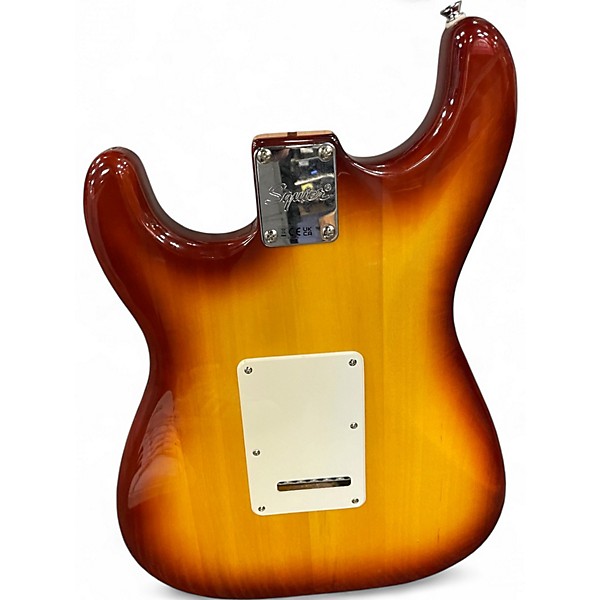 Used Squier Affinity Series FMT Stratocaster HSS Sienna Sunburst Solid Body Electric Guitar