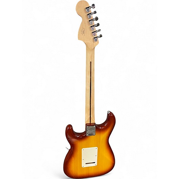 Used Squier Affinity Series FMT Stratocaster HSS Sienna Sunburst Solid Body Electric Guitar