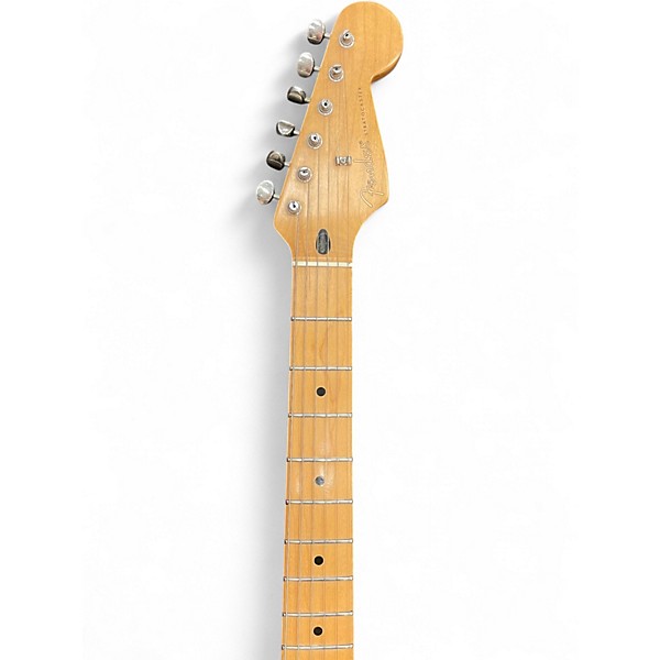 Used Fender Artist Series Jimmie Vaughan Tex-Mex Stratocaster Black Solid Body Electric Guitar