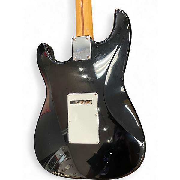Used Fender Artist Series Jimmie Vaughan Tex-Mex Stratocaster Black Solid Body Electric Guitar