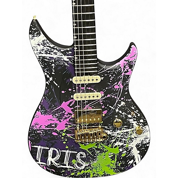 Used Enya IRIS Custom Graphic Solid Body Electric Guitar