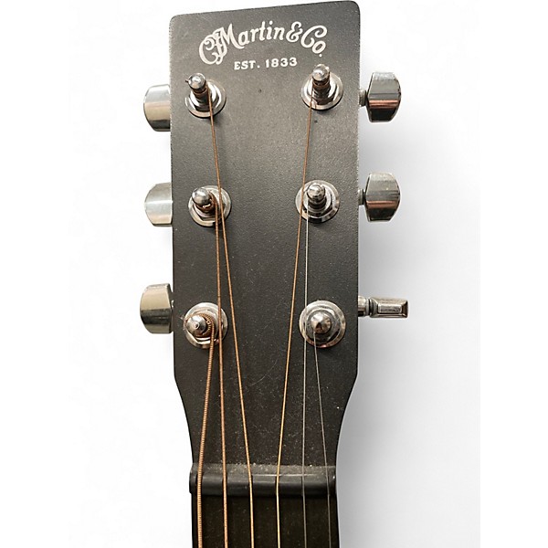 Used Martin DX JOHNNY CASH Black Acoustic Electric Guitar