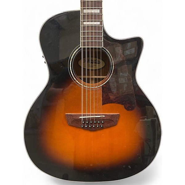 Used D'Angelico premier gramercy sunburst 12 String Acoustic Electric Guitar