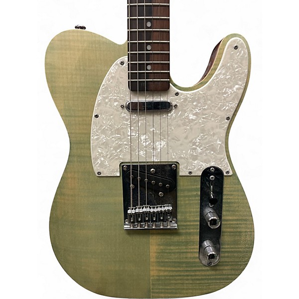 Used Michael Kelly T STYLE TRANS GREEN Solid Body Electric Guitar