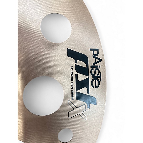 Used Paiste 16in thin crash Cymbal
