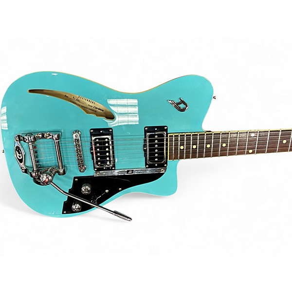 Used Duesenberg Caribou Tremolo BABY BLUE Hollow Body Electric Guitar