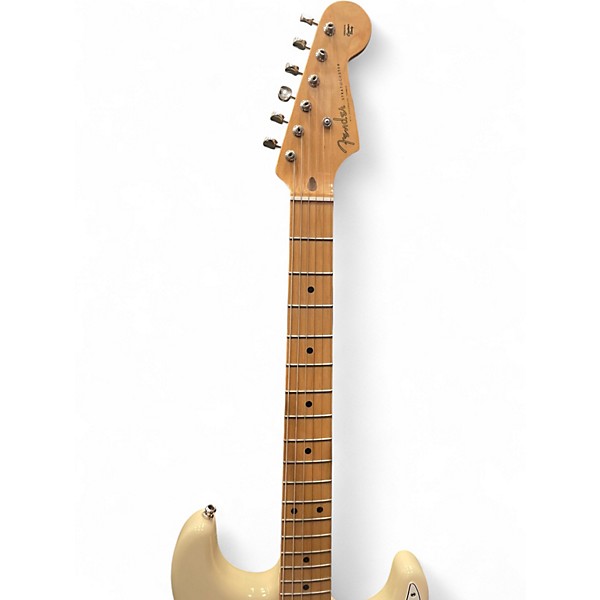 Used Fender EOB Stratocaster Olympic White Solid Body Electric Guitar