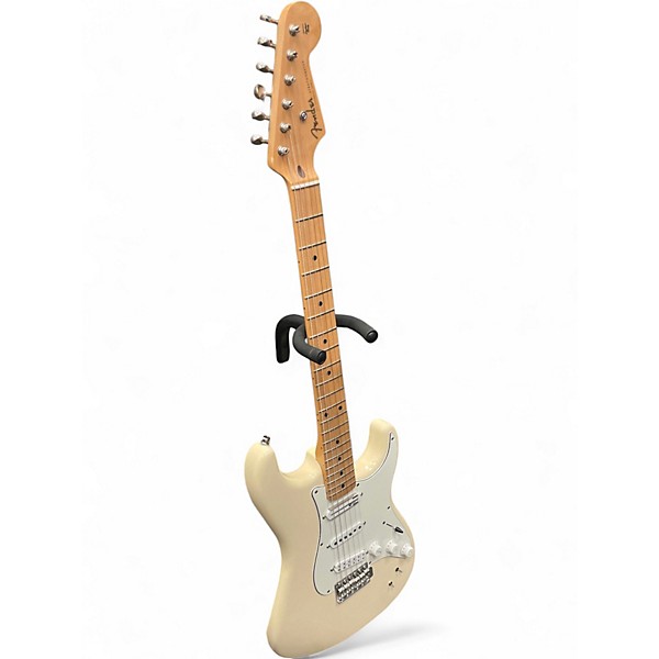 Used Fender EOB Stratocaster Olympic White Solid Body Electric Guitar