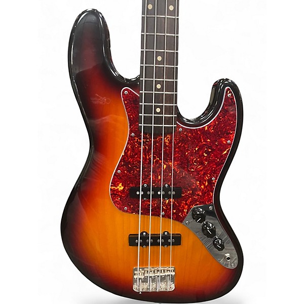 Used Suhr Classic J 3 Tone Sunburst Electric Bass Guitar