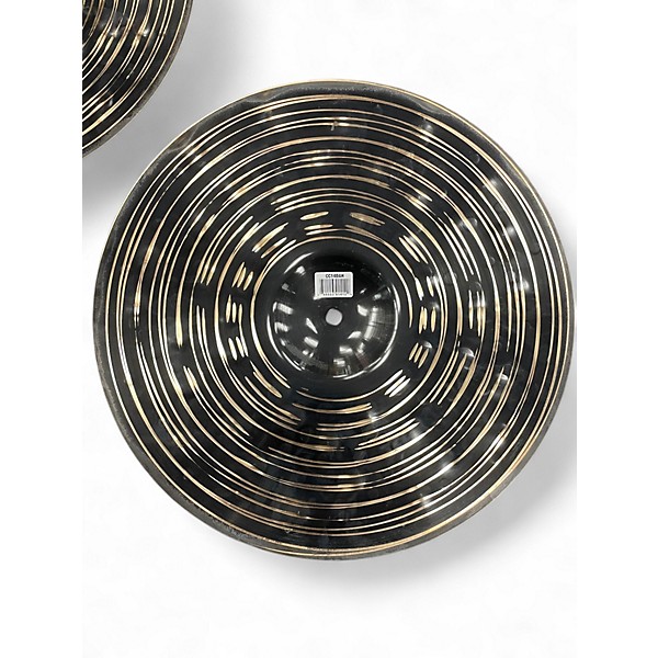 Used MEINL 14in Classic Custom Dark Hi-Hat Set 14In Cymbal