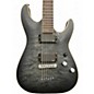 Used Schecter Guitar Research C1 Platinum Trans Black Solid Body Electric Guitar
