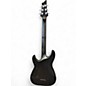 Used Schecter Guitar Research C1 Platinum Trans Black Solid Body Electric Guitar