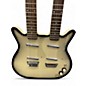 Used Danelectro 12/6 Doubleneck BURST Hollow Body Electric Guitar