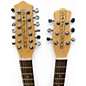 Used Danelectro 12/6 Doubleneck BURST Hollow Body Electric Guitar
