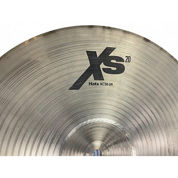 Used SABIAN 14in XS20 Hi Hat Pair Cymbal