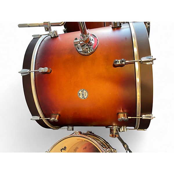 Used PDP by DW 6 Piece CONCEPT MAPLE Tobacco Burst Drum Kit