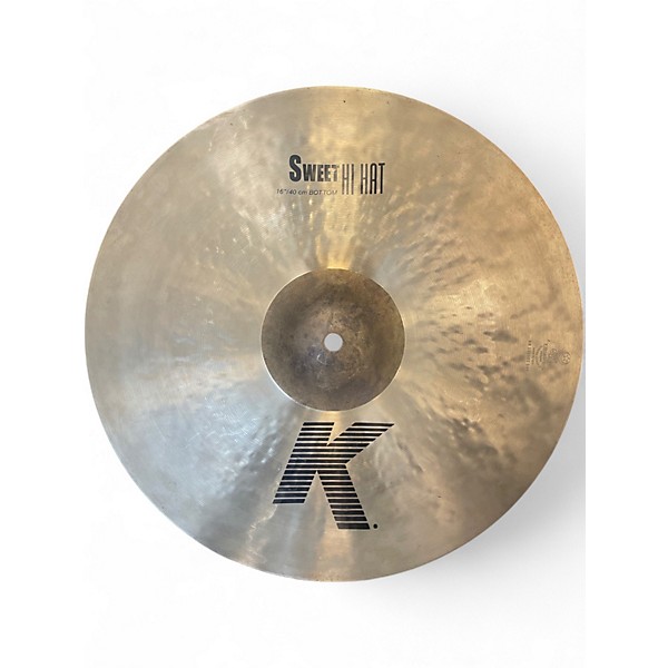 Used Zildjian 16in K Sweet Hi-Hat Pair Cymbal
