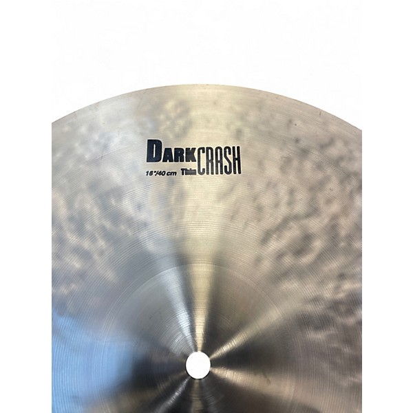 Used Zildjian 16in K Thin Dark Crash Cymbal