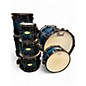 Used Pearl 7 Piece Masterworks Blue Burst Drum Kit thumbnail