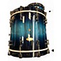 Used Pearl 7 Piece Masterworks Blue Burst Drum Kit