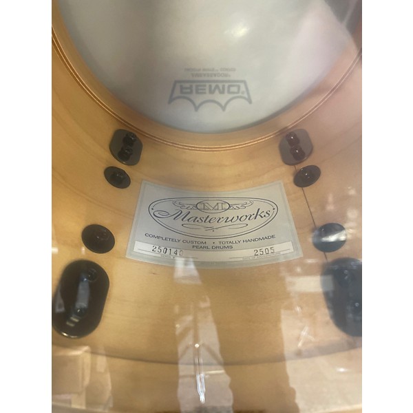 Used Pearl 7 Piece Masterworks Blue Burst Drum Kit