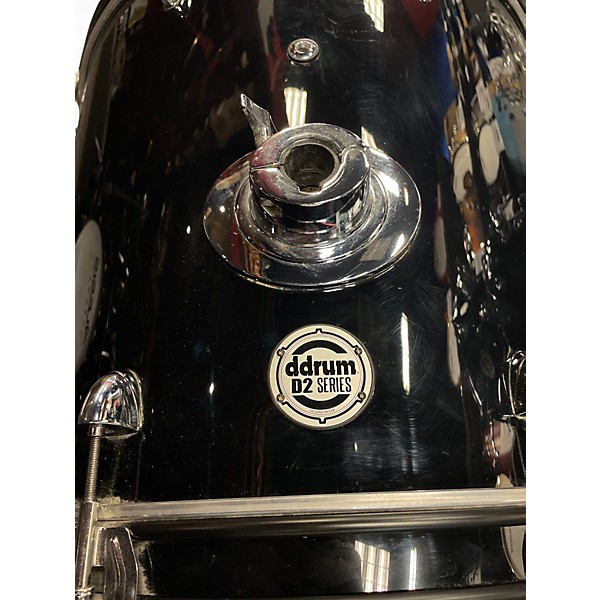 Used ddrum 5 Piece D2 Black Drum Kit