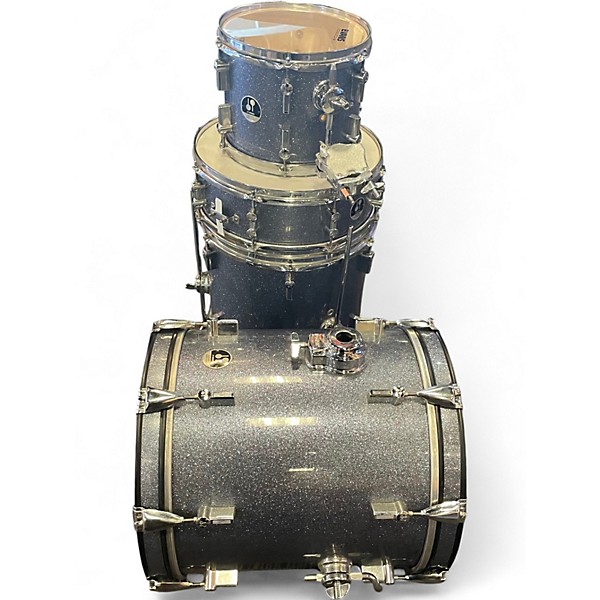Used SONOR 4 Piece Safari Galaxy Blue Drum Kit
