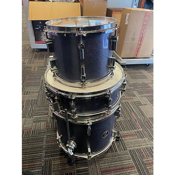 Used SONOR 4 Piece Safari Galaxy Blue Drum Kit