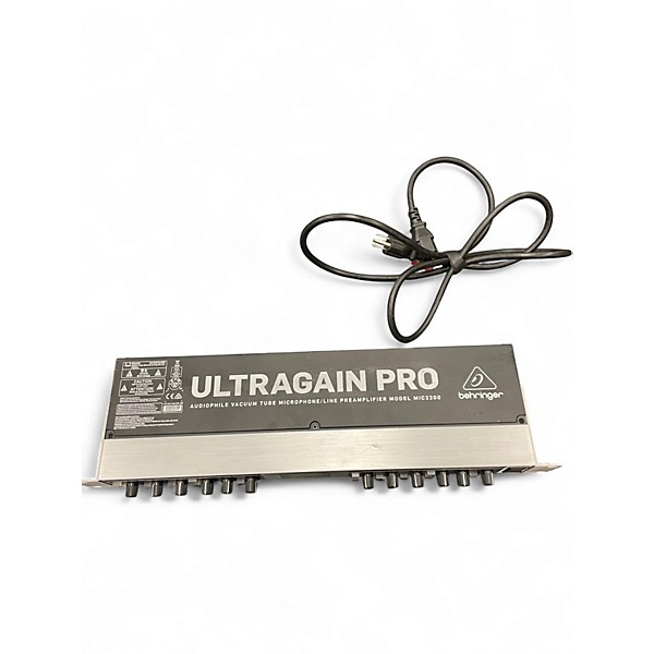 Used Behringer Ultragain Pro MIC2200 Microphone Preamp