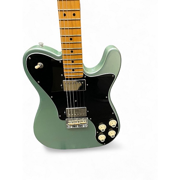 Used Fender American Professional Telecaster Deluxe Shawbucker MYSTIC SURF Solid Body Electric Guitar