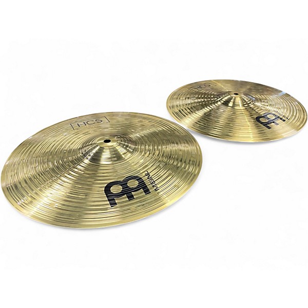 Used MEINL 14in HCS Hi Hat Pair Cymbal