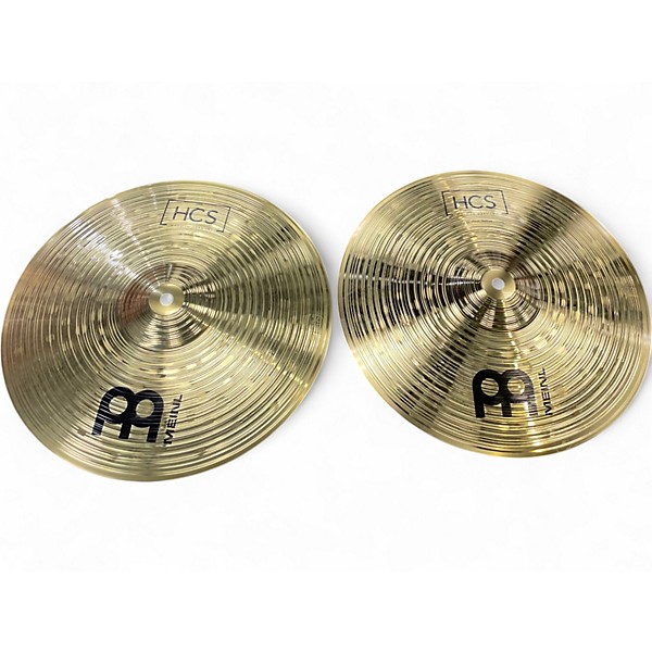 Used MEINL 14in HCS Hi Hat Pair Cymbal