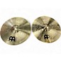 Used MEINL 14in HCS Hi Hat Pair Cymbal